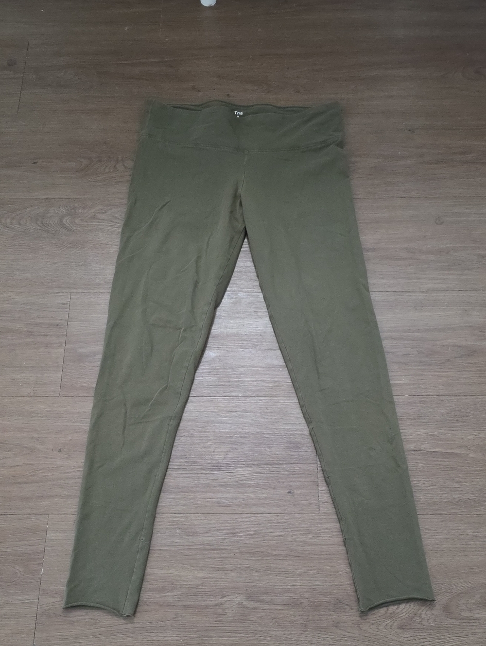TNA Olive Green High-Waist Leggings